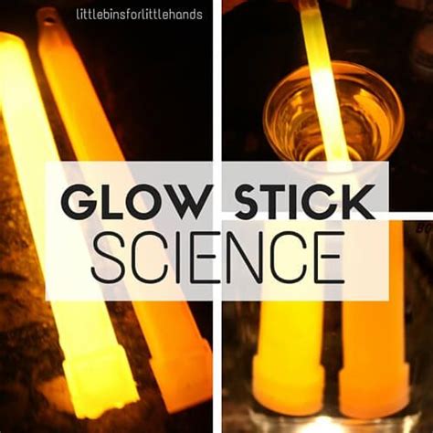 Glow Stick Experiment With Chemiluminescence Science Glow Sticks