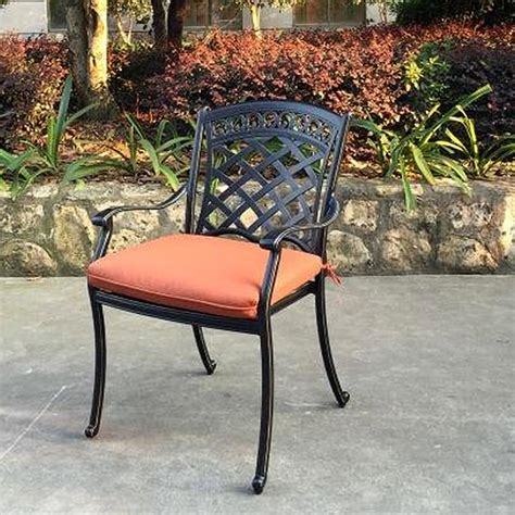 Infinita Comfort Care Aluminum Stackable Patio Dining Chair Set Of 4