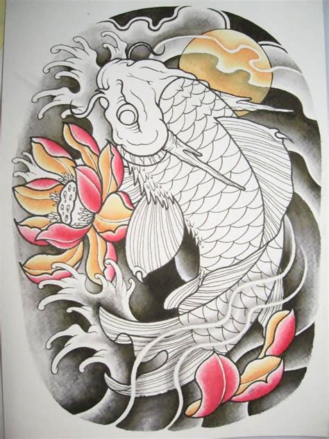 Koi Fish Tattoo Drawing Design At Getdrawings Free Download