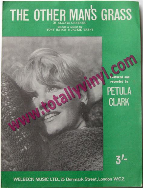 Totally Vinyl Records Clark Petula The Other Mans Grass Is