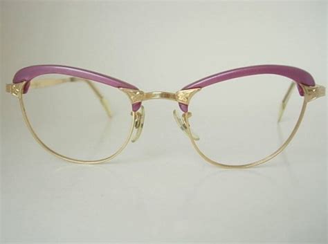 American Optical Frames Ao 110 12k Gf Lucite Frosted Dusty Etsy Funky Glasses Optical