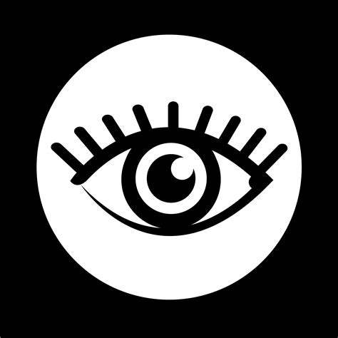 Sign Of Eye Icon 581637 Vector Art At Vecteezy