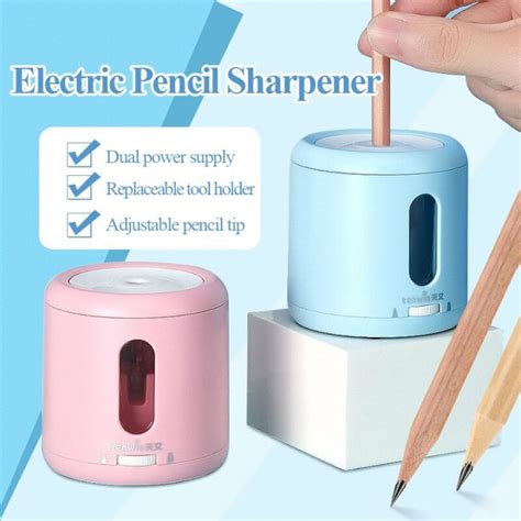 Tenwin Electric Pencil Sharpener For Pencils Φ6 8mm Batteryplug In
