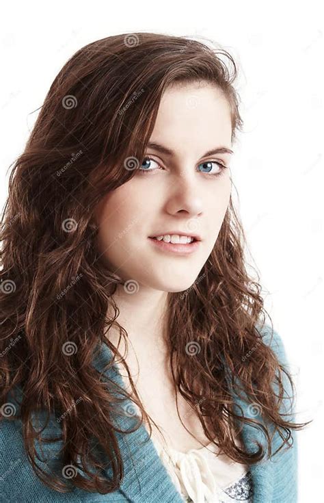 Pretty Brunette Girl Stock Image Image Of Sight Female 2222965