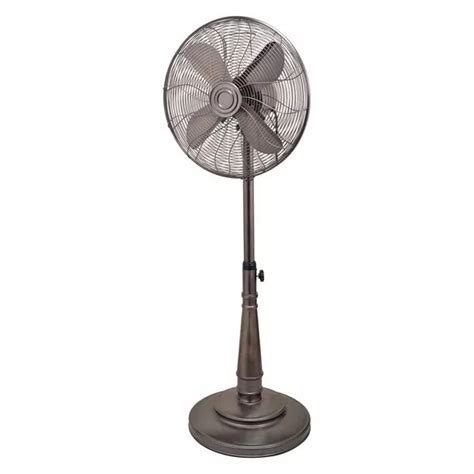 16 Inch Retro Oscillating Stand Floor Fan 3 Speed With Oil Rubbed