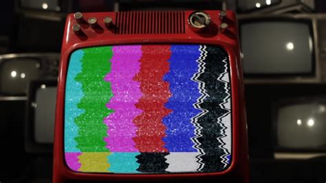 Old Tv Set Test Card Color Stock Footage Video 100 Royalty Free