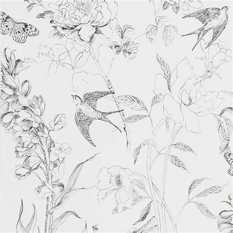 sibylla garden black and white wallpaper designers guild