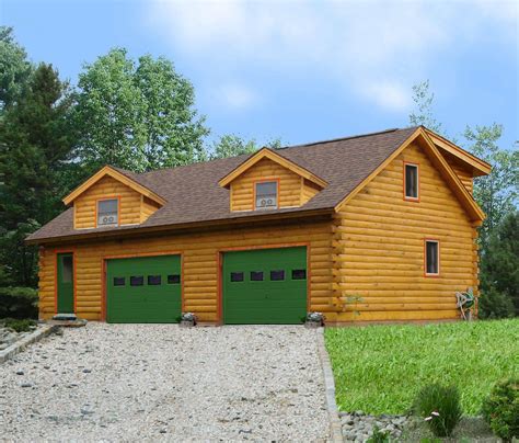 Garages Coventry Log Homes