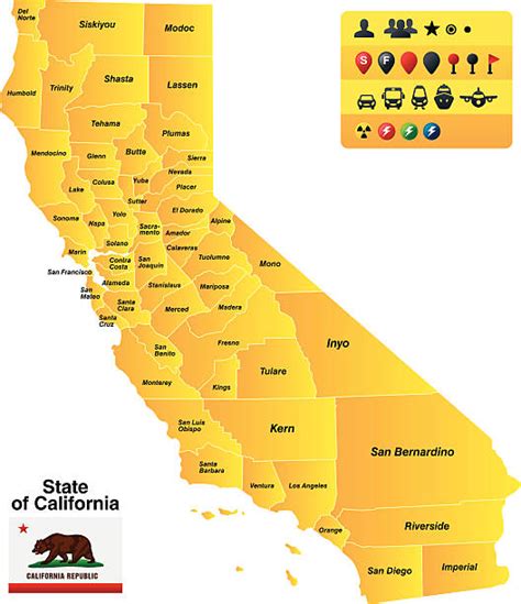 Fresno California Map Stock Photos Pictures And Royalty Free Images Istock