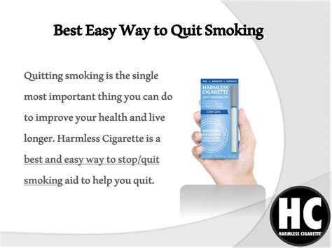Ppt Best Easy Way To Quit Smoking Powerpoint Presentation Id 7528052