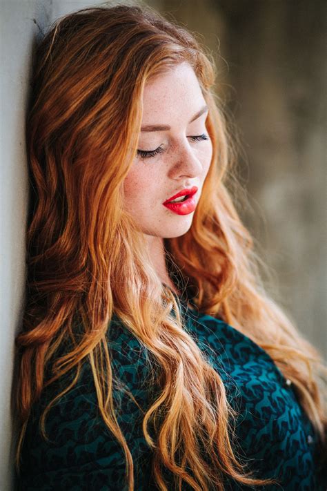 Redhead Red Lips Red Heads Women Hair Styles Redheads