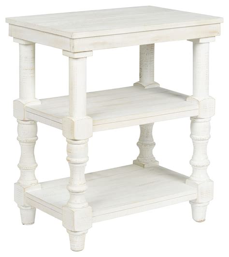 Ashley Furniture Dannerville Antique White Accent Table Ez