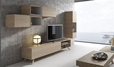 Contemporary Tv Wall Unit Ginza 309 A Brito Wooden