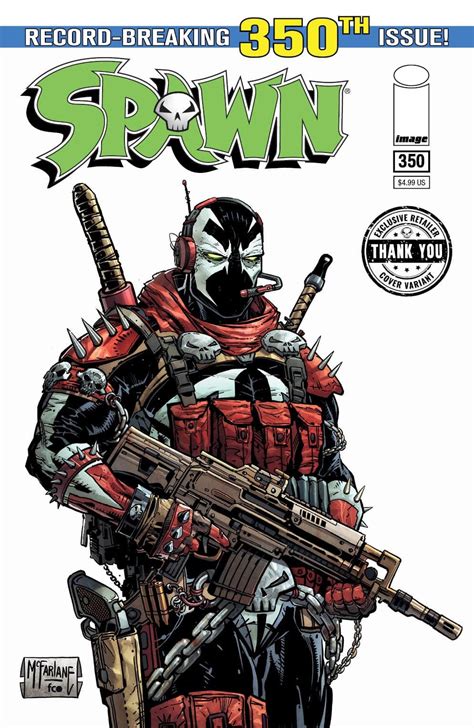 Spawn 350 Todd Mcfarlane Signed Var