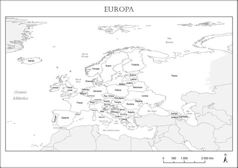 Dibujos De Mapa De Europa Para Colorear Para Colorear Pintar E
