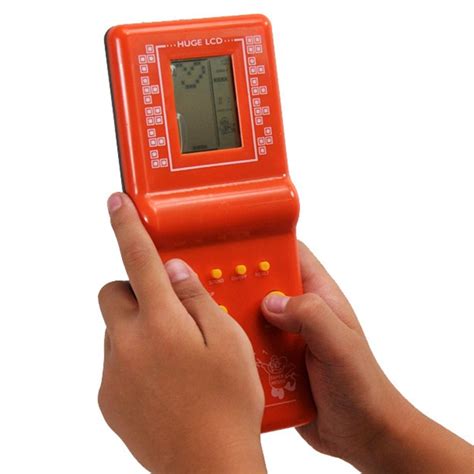 Electronic Retro Classic Tetris Hand Held Game Toys Gaming Device Ts