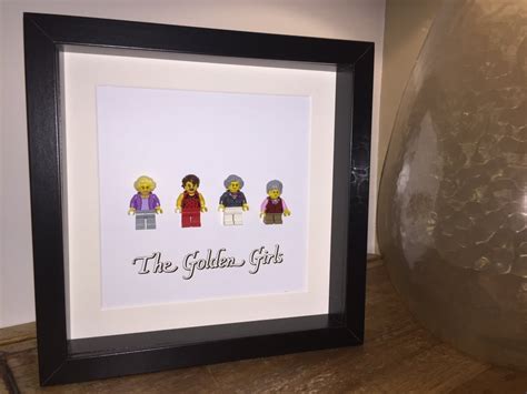 The Golden Girls Framed Custom Lego Minifigures Folksy