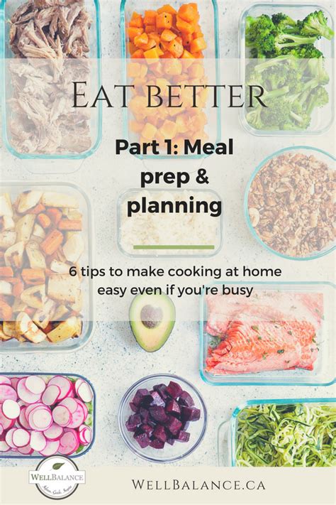 6 Tips For Easy Meal Planning And Preparation Meal Planning Easy