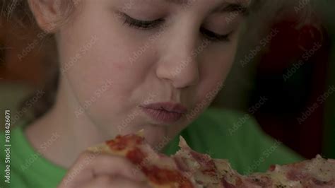 Cutting Pizza With Roller Knife Slow Motion Close Up Macro Filming Of