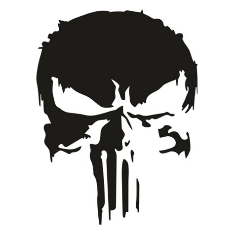 Buy Black Punisher Skull Svg Png Files