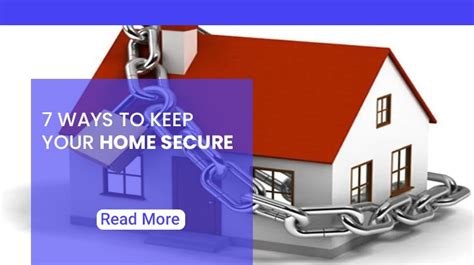 7 Ways To Keep Your Home Secure Bsnl Housing Society