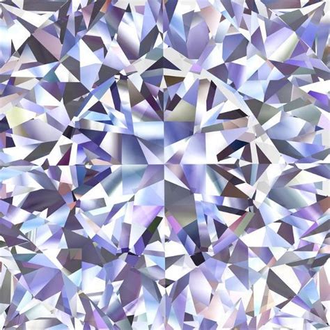 Diamond Geometric Pattern Of Colored Brilliant Triangles Art Print By