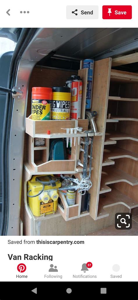 Pin By Julian Greenwood On Home Decor Van Storage Van Shelving Van