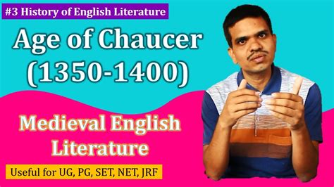 Age Of Chaucer Age Of Chaucer In Medieval Period In English Literature