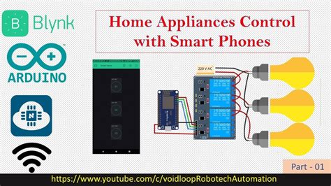 10 Home Appliances Control With Smart Phones And Blynk App Nodemcu