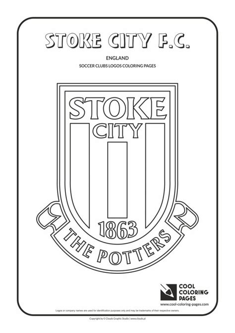 Download Cool Coloring Pages Stoke City F.C. logo coloring page ...
