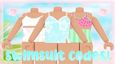 10 Aesthetic Swimsuit Codes For Roblox Thedailyrose Youtube