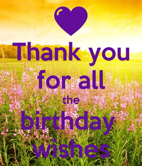 Thank You For All The Birthday Wishes Poster Misslapinda73 Keep
