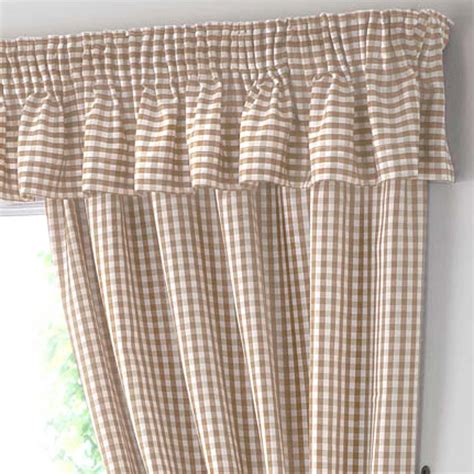 Gingham Check Kitchen Curtains Ready Made Pairs Curtains Pelmets