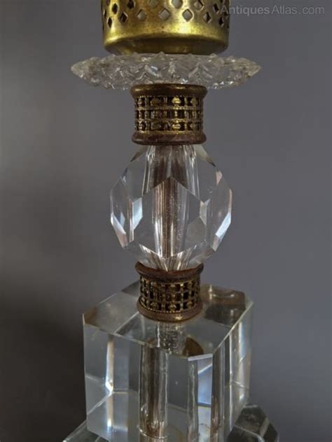 Antiques Atlas 1920s Cut Glass Table Lamp