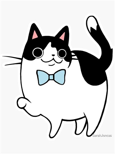 Tuxedo Cat Sticker By Sarahjoncas Redbubble