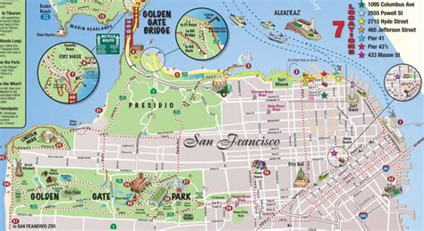 mapa de san francisco turismoeeuu sitios tuísticos mapa satelital