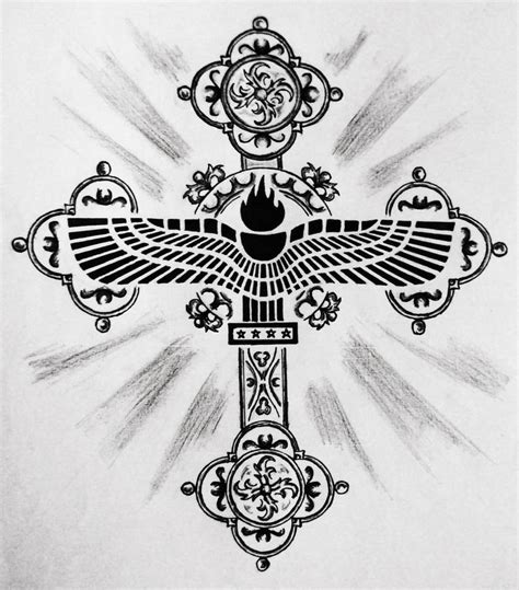 Syrian Cross Tattoo Design By Kfranzen On Deviantart