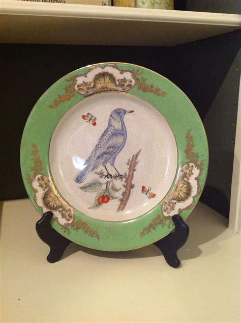 Painted Bird Plate Bird Plates Decor Decorative Plates