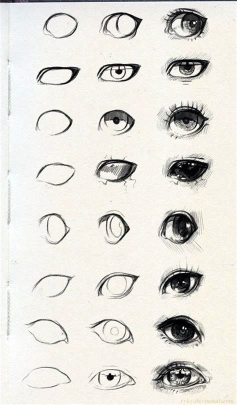 Keep flipping the drawing horizontally until both ways look right. How To Draw Cartoon Eyes And Face