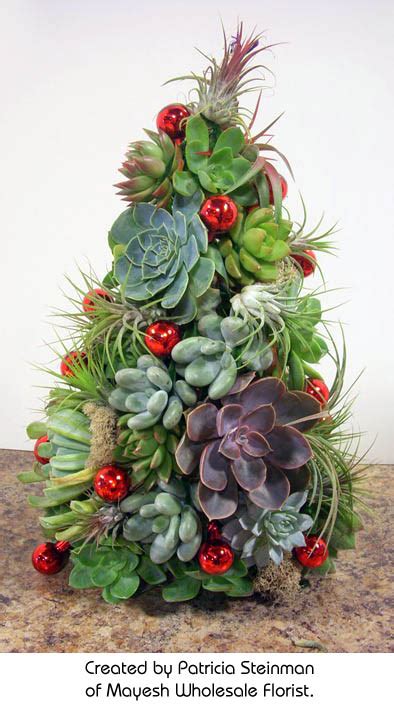 Succulent Christmas Trees And Instructions For Diy Be Creative