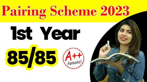 11th Class Chemistry Pairing Scheme 2023 1st Year Chemistry Paper