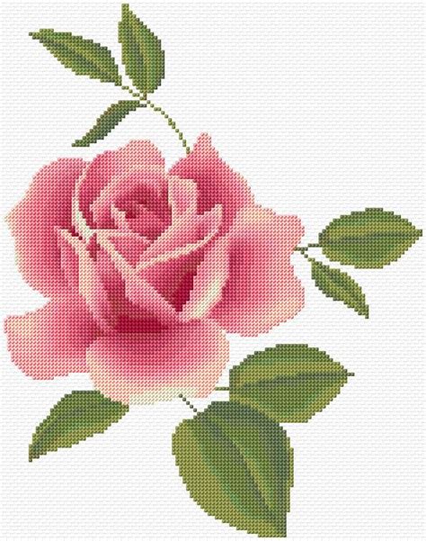 Aida 14, white or cream skill level: 62 best images about Free Charts Roses on Pinterest ...