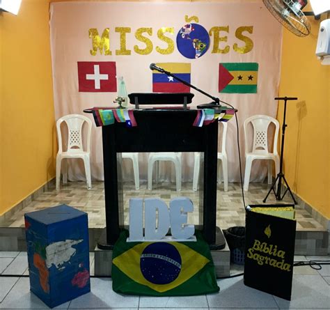 Culto De Missões Culto De Missoes Decoração De Igreja Evangelica