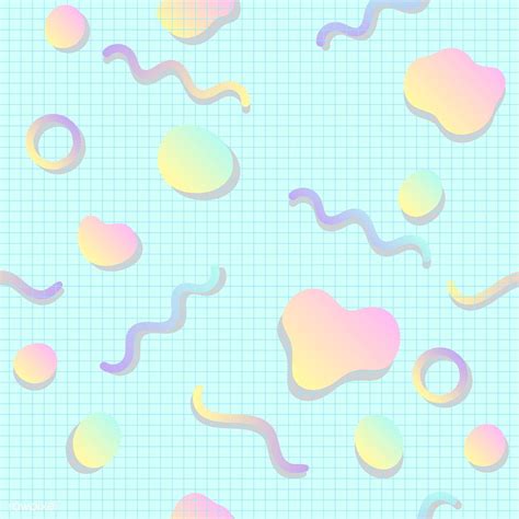 Colorful Grid Lined Pastel Background Vector Free Image By Rawpixel