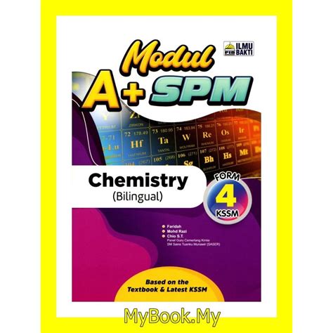 Myb Buku Latihan Modul A Spm Kssm Tingkatan Chemistry Kimia The Best