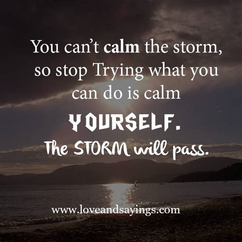 Quotes To Calm Yourself Quotesgram
