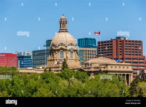 Exterior Facade Of The Alberta Legislature Building In Edmonton Photo