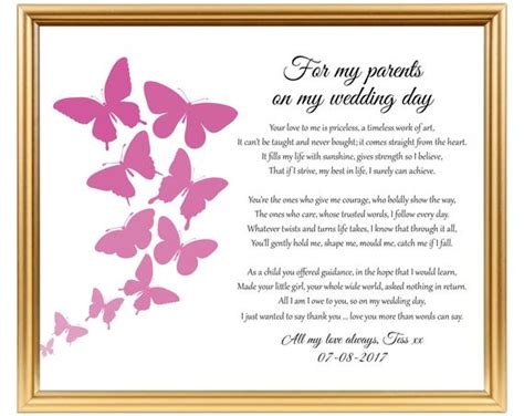 These sample parents thank you templates are best suited for those who want to take a moment in conveying thanks to all those teachers who has convey your regards to your parents, but before that make sure how to make such sample parents thank you templates to give it a touch of perfection Wedding Thank You gift poem to my parents To Mom Mum