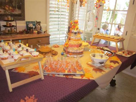 Owls And Autumn Baby Shower Party Ideas Photo 2 Of 11 Catch My Party