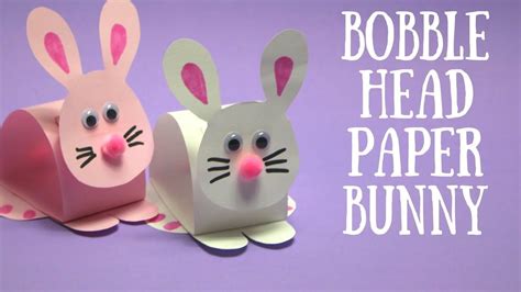 Buy distinct custom headed papers sheets at alibaba.com for varied uses. Bobble Head Paper Bunny | Easter Craft Ideas | Paper bunny, Bee crafts for kids, Animal crafts ...
